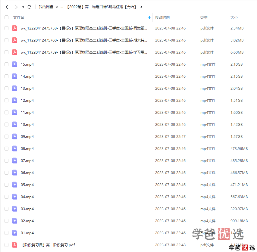 图片[6]-【001313】【高中物理】希望学：高二物理目标S班马红旭22暑秋23寒春-学爸优选