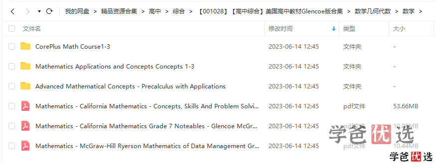 图片[5]-【001028】【高中综合】美国高中教材Glencoe版合集（英语，数学，物理，艺术，经济，卫生与健康，政治，选修，化学）-学爸优选