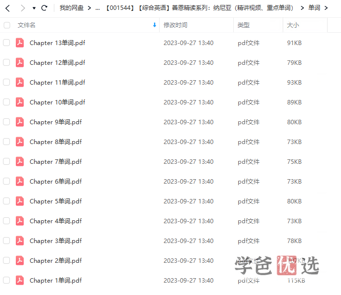 图片[6]-【001544】【综合英语】善恩精读系列：纳尼亚（精讲视频、重点单词）-学爸优选