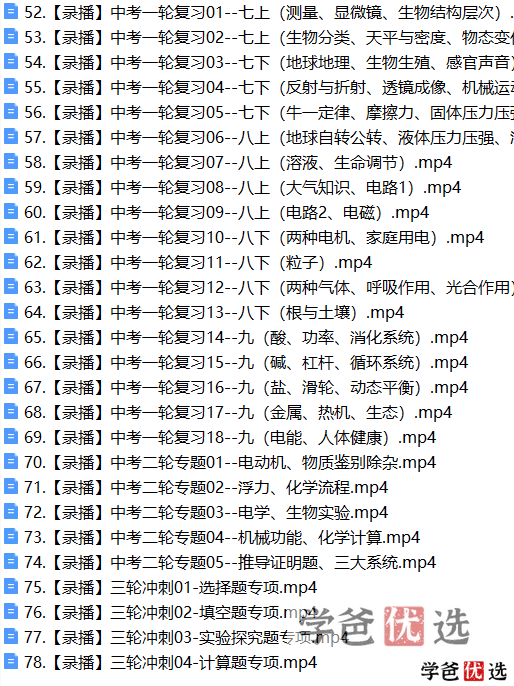 图片[11]-【001270】【初中科学】九年级（浙教版含走进重高）杭州西度罗路韬罗老师-学爸优选