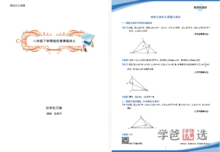 图片[4]-【001488】【初中数学】赵观察：八年级下册培优课（北师大版）-学爸优选