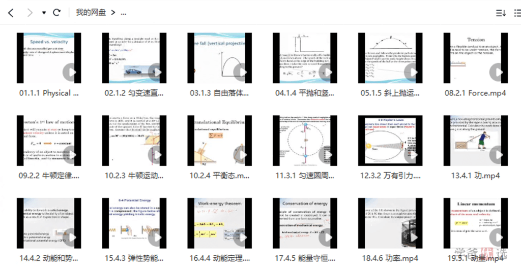 图片[3]-【001472】【国际课程】AP课程系列：AP_Physics_1（物理1中文讲解英文材料28讲）贾老师-学爸优选