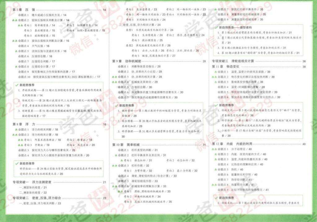 图片[3]-【000815】【初中物理】【资料】万唯：中考物理真题分类-学爸优选