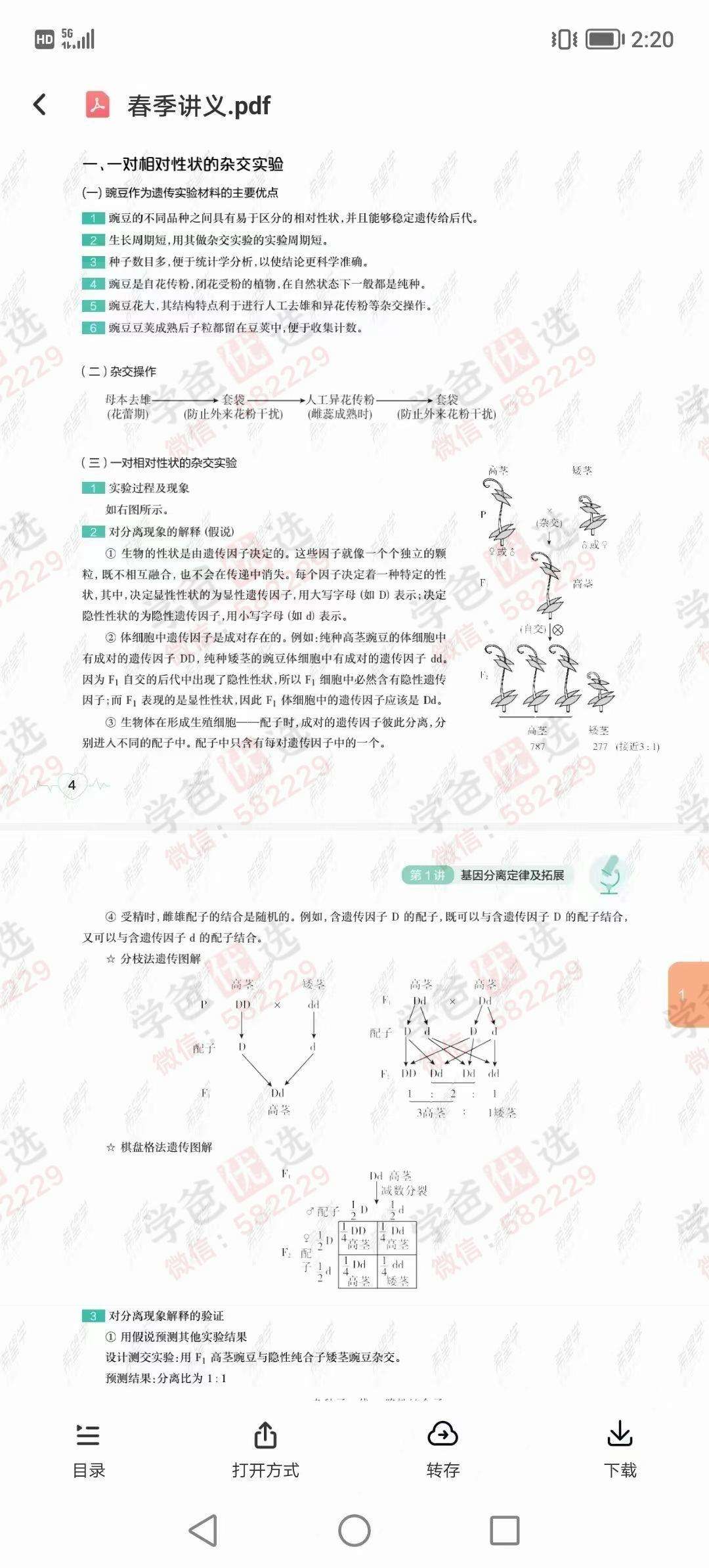 图片[4]-【000191】【高中生物】学而思：高一生物目标S班（段麟飞）21暑秋22寒春-学爸优选