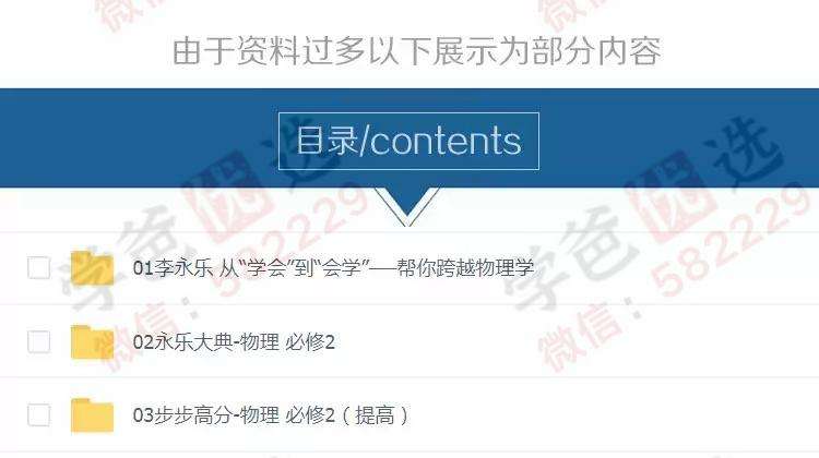 图片[2]-【000252】【高中物理】李永乐：必修2选修3选修4选修5-学爸优选