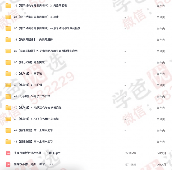 图片[4]-【002273】【高中化学】张梅：高一化学必修一（同步提高+期中期末复习）-学爸优选