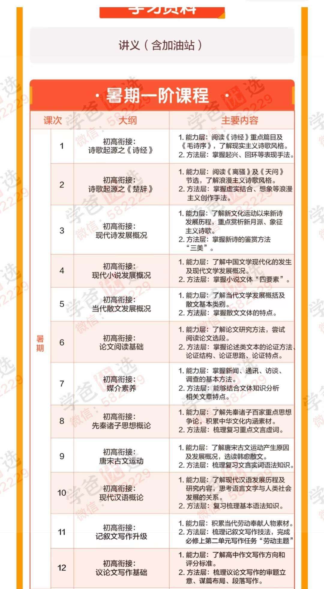 图片[2]-【002289】【高中语文】学而思：高一语文目标清北S+班（陆林）24暑初高衔接-学爸优选