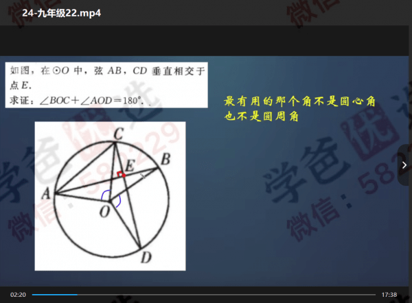 图片[7]-【002302】【初中数学】董大狮：初三数学抛物线20课+圆20课-学爸优选