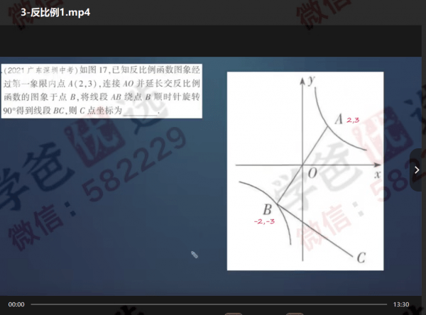 图片[6]-【002304】【初中数学】董大狮：初三数学反比例15课+三角函数15课-学爸优选