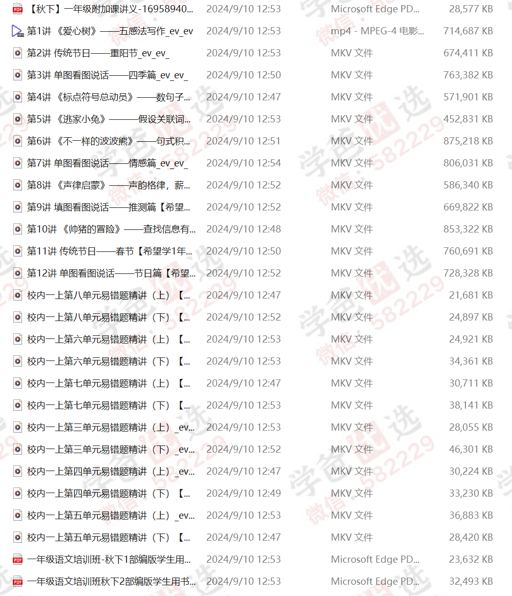 图片[5]-【002324】【小学语文】学而思：一年级语文A+班（23暑秋24寒春）苏哲-学爸优选