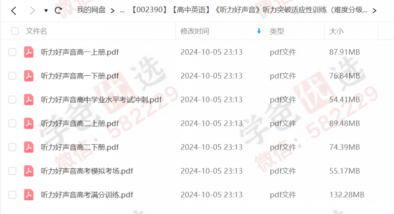 图片[2]-【002390】【高中英语】《听力好声音》听力突破适应性训练（难度分级扫码点读）-学爸优选