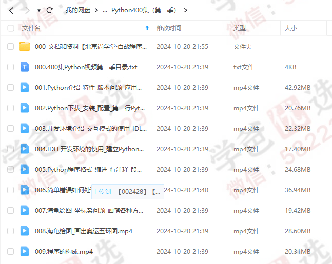 图片[3]-【002428】【成人IT技术】尚学堂：Python·400集大型视频（带源码课件）-学爸优选
