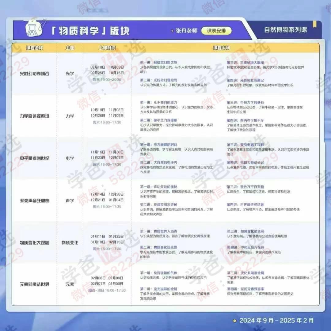 图片[3]-【002936】【初中科学】【加密】学而思物质科学，打好理科基础，物化生地抢先学-学爸优选