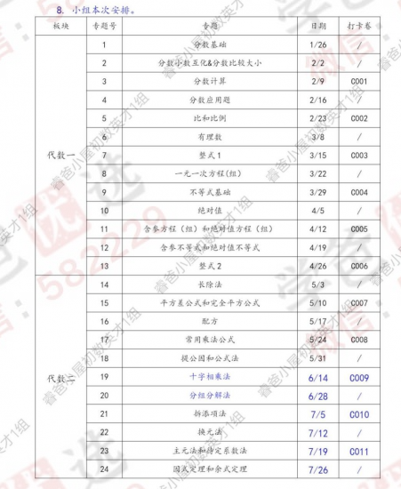 图片[2]-【002963】【初中数学】睿爸英才小组（代数1-代数2）-学爸优选