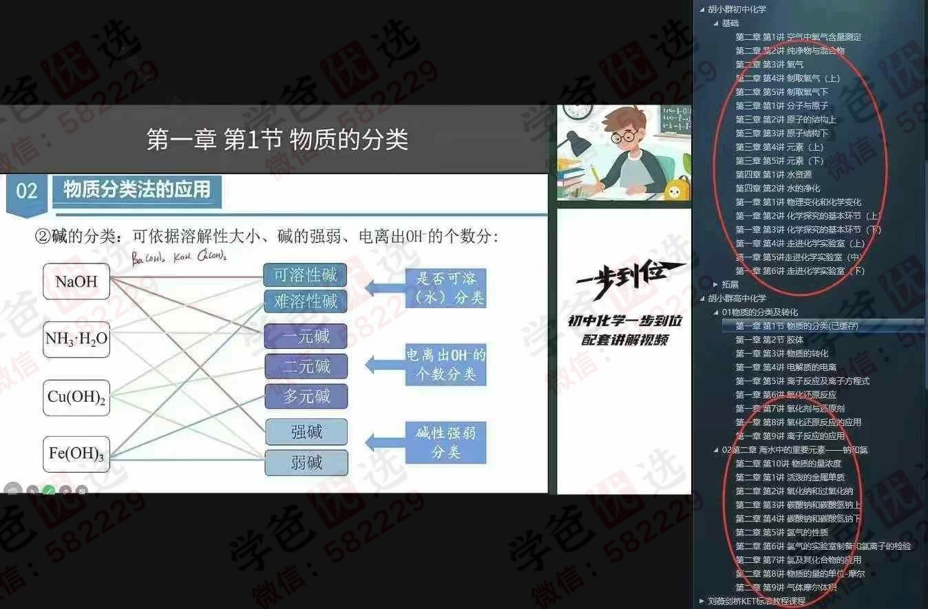 【003024】【初中化学】【高中化学】【加密】胡小群：初中化学+高中化学（2024-2025）-学爸优选